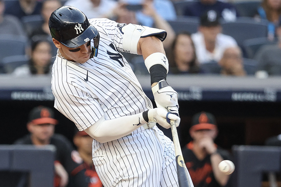27号ソロを放ったヤンキースのアーロン・ジャッジ【写真：ロイター】