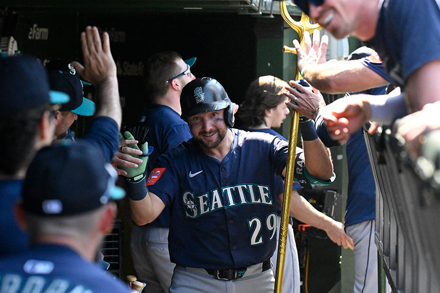 30号を放ったマリナーズのカル・ローリー【写真：ロイター】