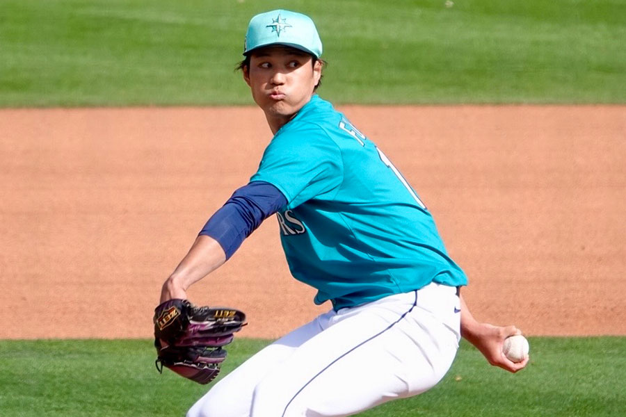 藤浪晋太郎（写真はマリナーズ在籍時）【写真：小谷真弥】