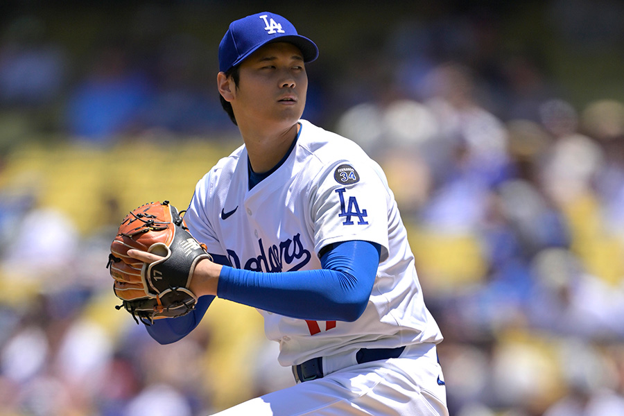 ナショナルズ戦に先発したドジャース・大谷翔平【写真：Getty Images】