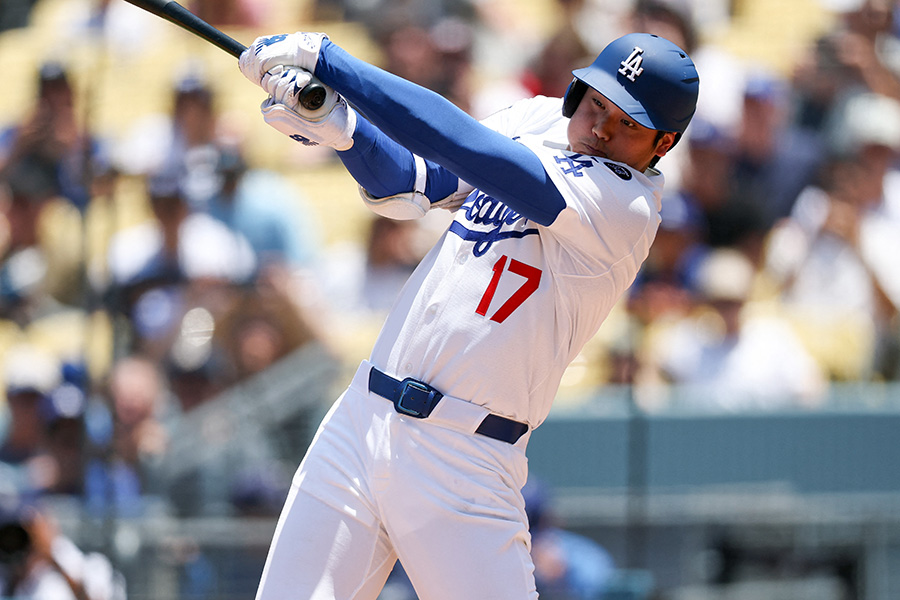 ナショナルズ戦に出場したドジャース・大谷翔平【写真：ロイター】