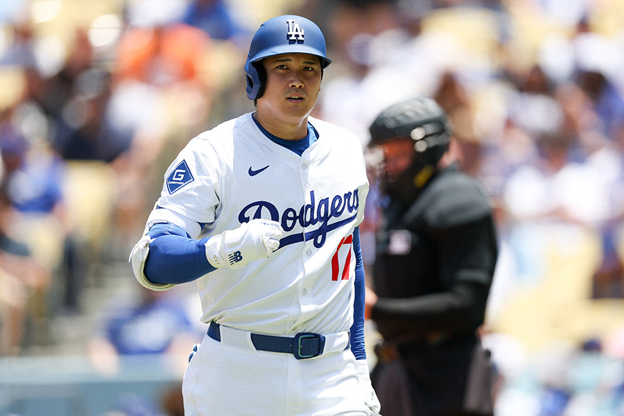 ナショナルズ戦に出場したドジャース・大谷翔平【写真：ロイター】