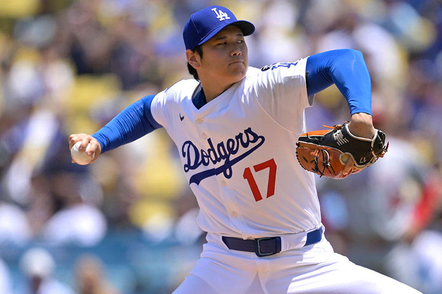 ナショナルズ戦に登板したドジャース・大谷翔平【写真：Getty Images】