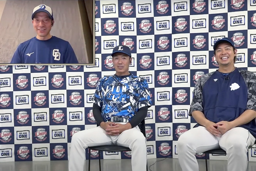 右から白崎氏、星野監督、リモート参加の湊川氏【写真：編集部】