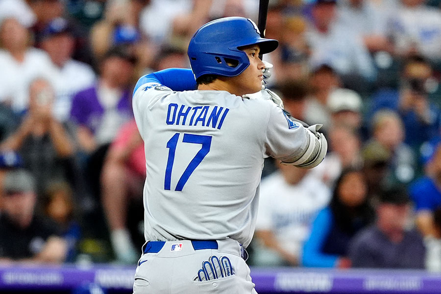 ロッキーズ戦に出場したドジャース・大谷翔平【写真：ロイター】