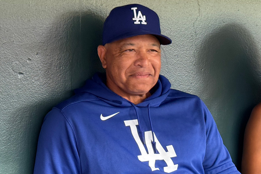 ドジャースのデーブ・ロバーツ監督【写真：上野明洸】