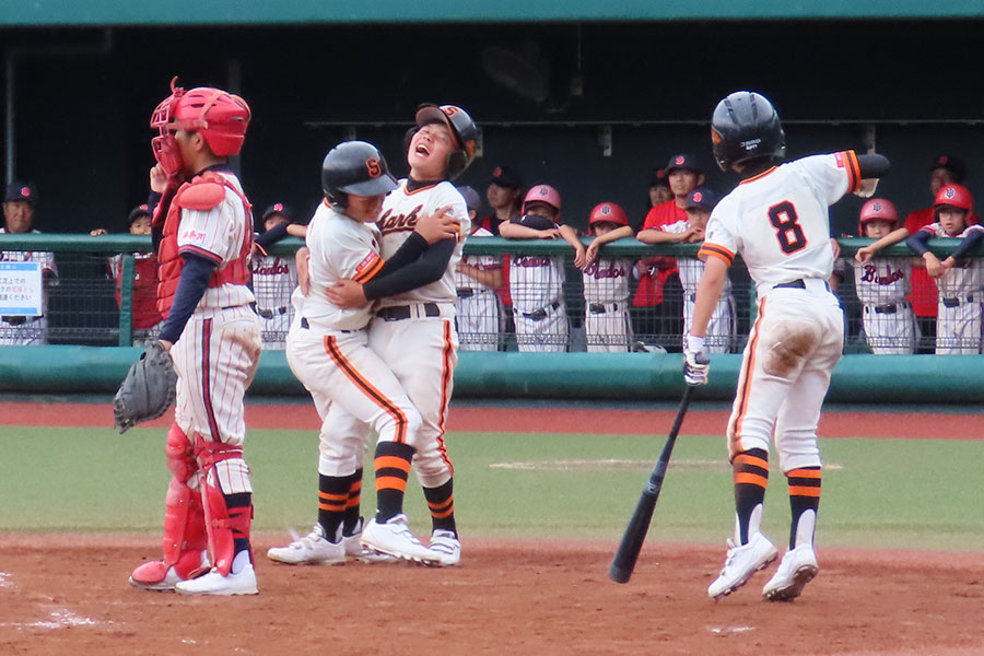 初の全国大会出場を決めた川和シャークス【写真：片倉尚文】