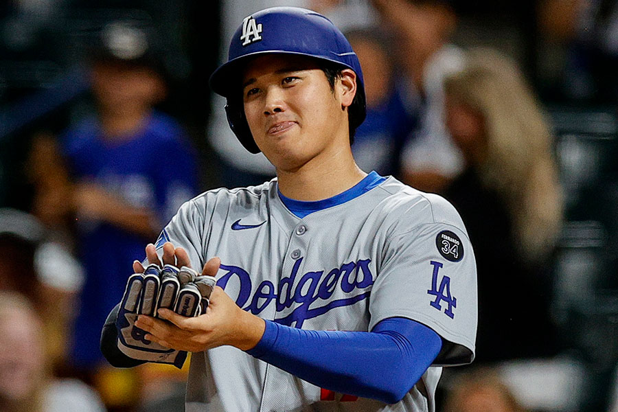 ロッキーズ戦に出場したドジャース・大谷翔平【写真:Getty Images】