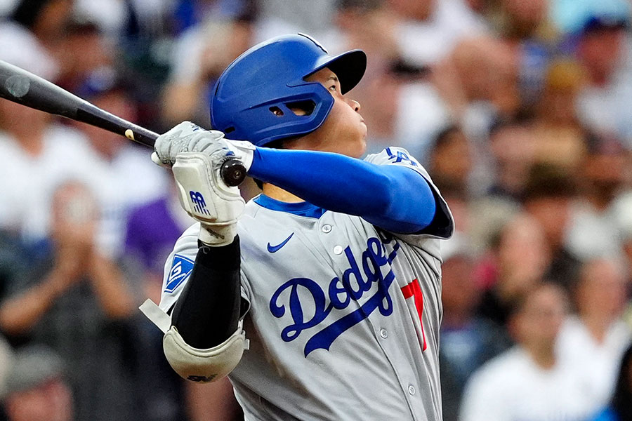 27号本塁打を放ったドジャース・大谷翔平【写真：ロイター】