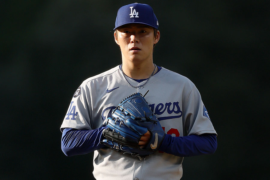 ロッキーズ戦に先発したドジャース・山本由伸【写真：Getty Images】