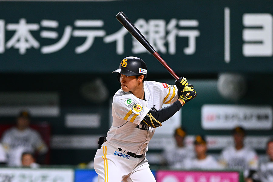 ソフトバンク・柳町達【写真：古川剛伊】