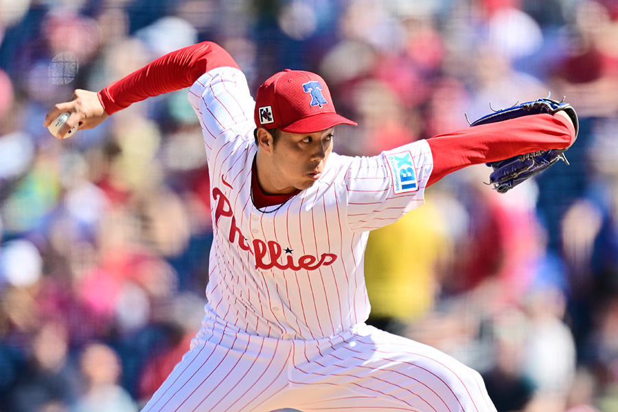 フィリーズ・青柳晃洋【写真：Getty Images】