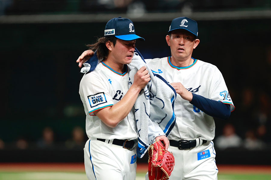 日本ハム戦に先発した西武・今井達也【写真：小池義弘】