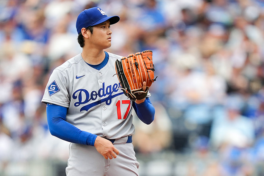 ロイヤルズ戦に先発したドジャース・大谷翔平【写真：Getty Images】