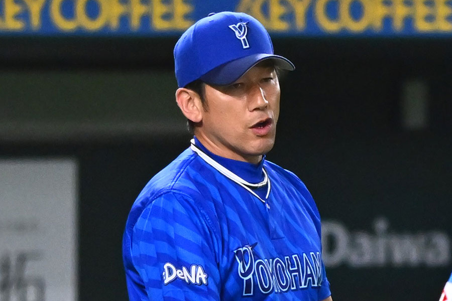 巨人戦の指揮を執ったDeNA・三浦大輔監督【写真：古川剛伊】