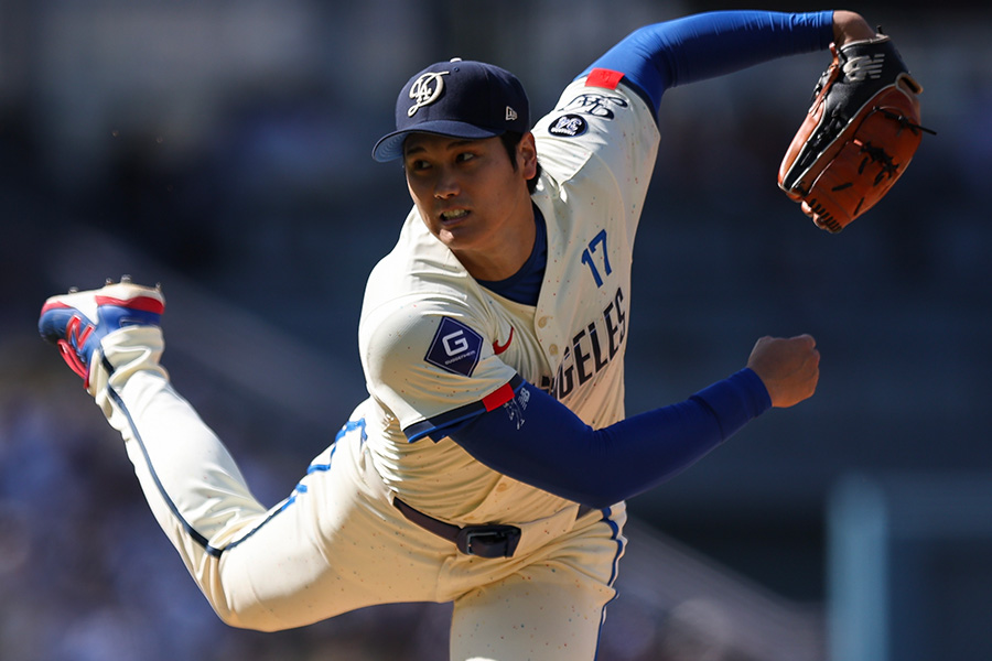 アストロズ戦に先発したドジャース・大谷翔平【写真：Getty Images】