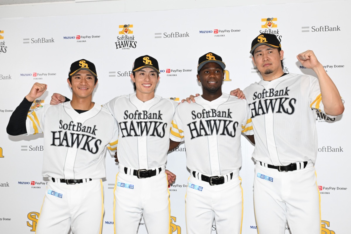 選出されたホークス4選手【写真：古川剛伊】