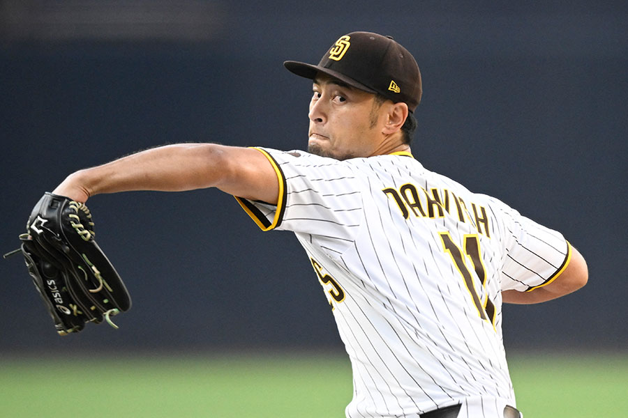 Dバックス戦に先発したパドレスのダルビッシュ有【写真：ロイター】