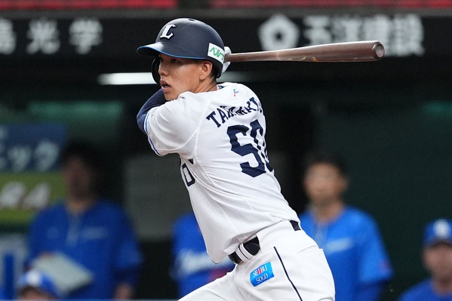 西武・高松渡【写真：小林靖】