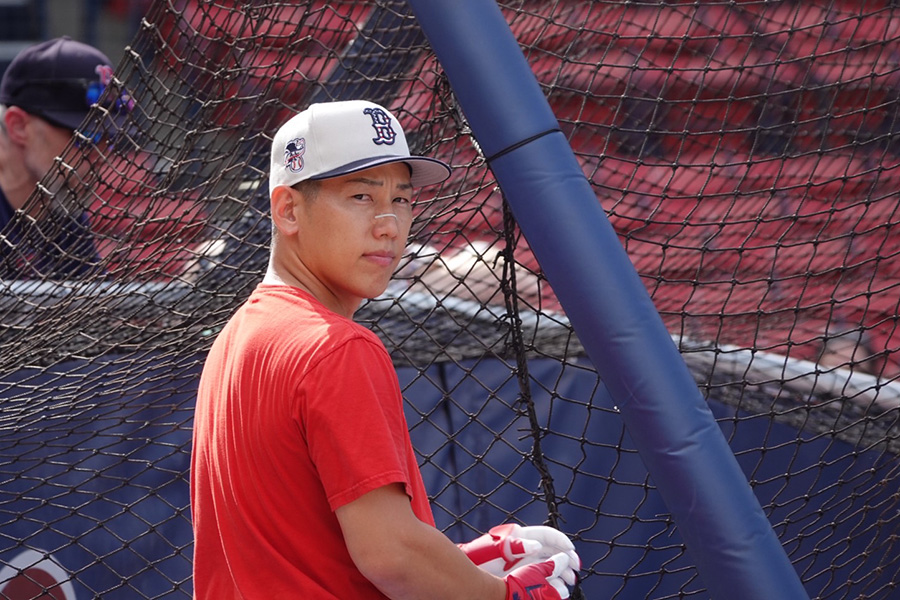 レッドソックス・吉田正尚【写真：真柴健】