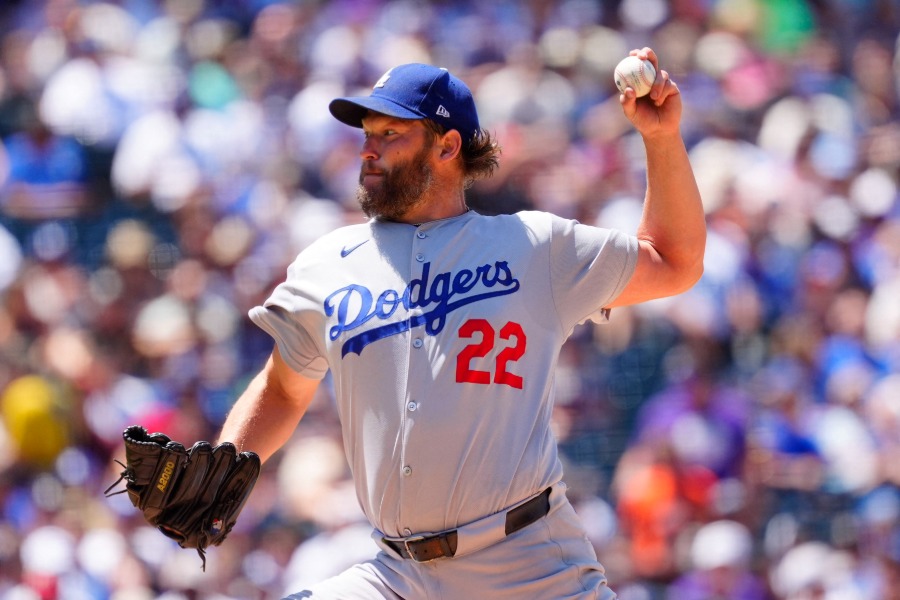 ドジャースのクレイトン・カーショー【写真：ロイター】