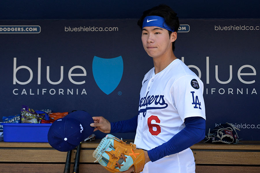 ドジャースのキム・ヘソン【写真：ロイター】