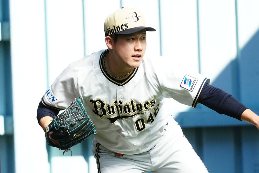 オリックス・大江海透【写真：小林靖】