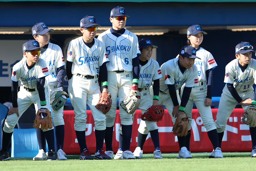 昨年大会に出場した四国ILジュニアナイン【写真：加治屋友輝】