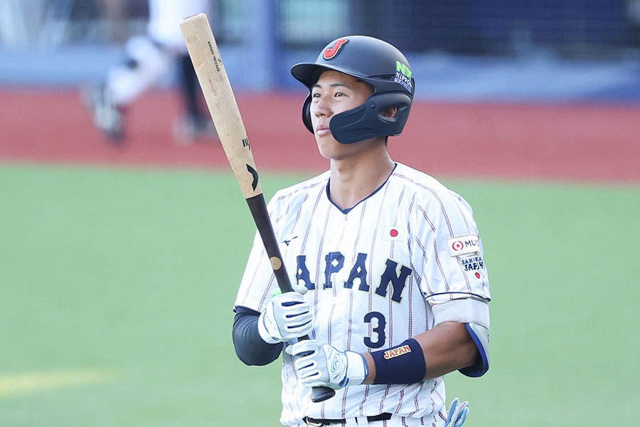 大学日本代表・立石正広【写真：加治屋友輝】