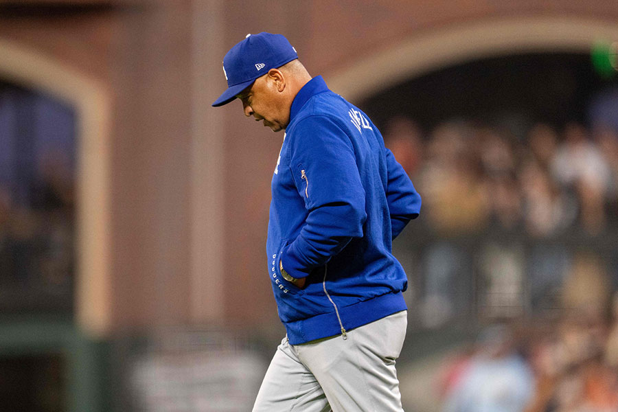 ドジャースのデーブ・ロバーツ監督【写真：ロイター】