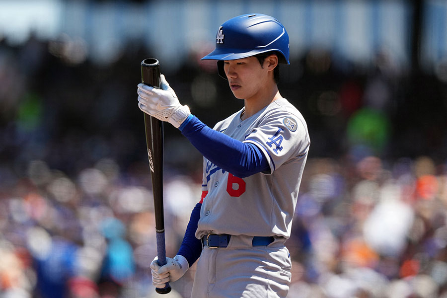 ドジャースのキム・ヘソン【写真：ロイター】