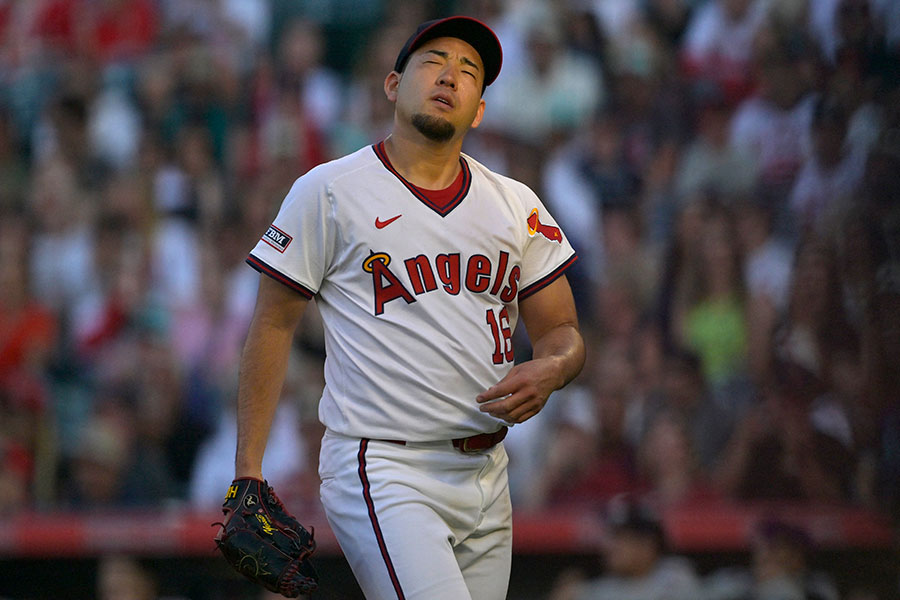 Dバックス戦に先発したエンゼルス・菊池雄星【写真:ロイター】