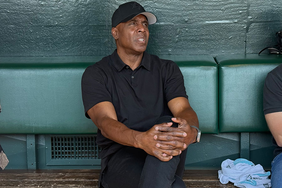 元ジャイアンツのバリー・ボンズ氏【写真：小谷真弥】