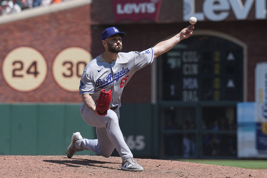 ドジャースのタナー・スコット【写真:ロイター】