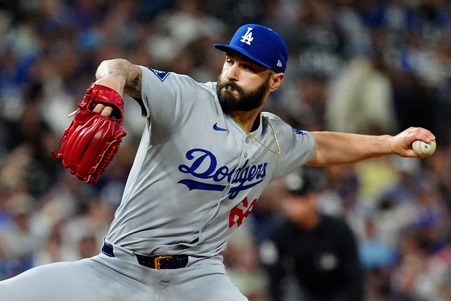 ドジャースのタナー・スコット【写真：ロイター】