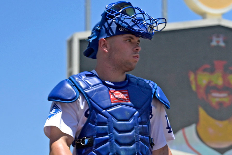 ドジャースのダルトン・ラッシング【写真：ロイター】