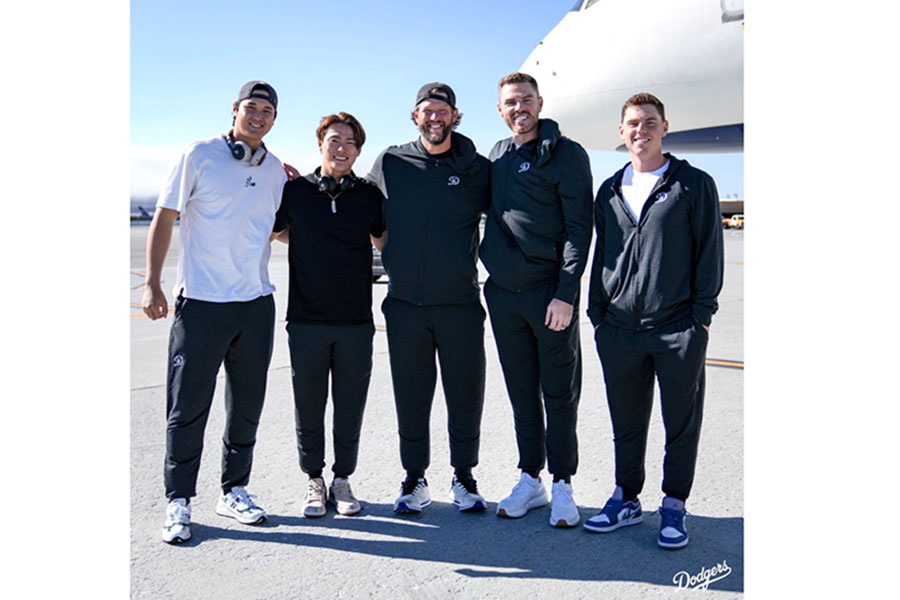 大谷がストーリーズで公開した写真（投稿をスクリーンショット）