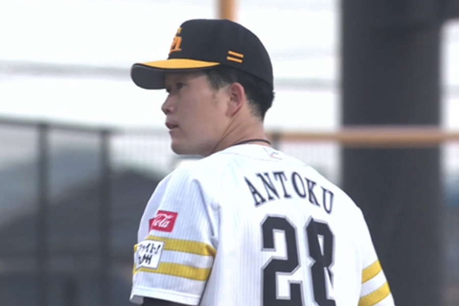 ソフトバンク・安徳駿【写真：パ・リーグTV】