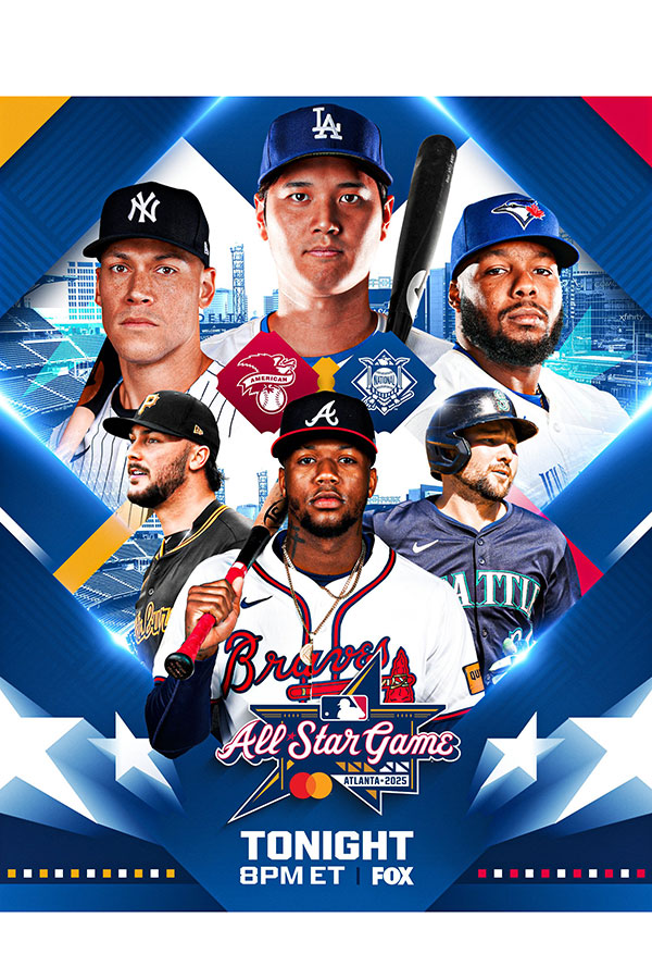 MLB公式が公開したオールスターのPR画像（スクリーンショット）