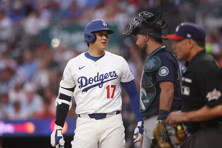 オールスターに出場したドジャース・大谷翔平【写真：ロイター】