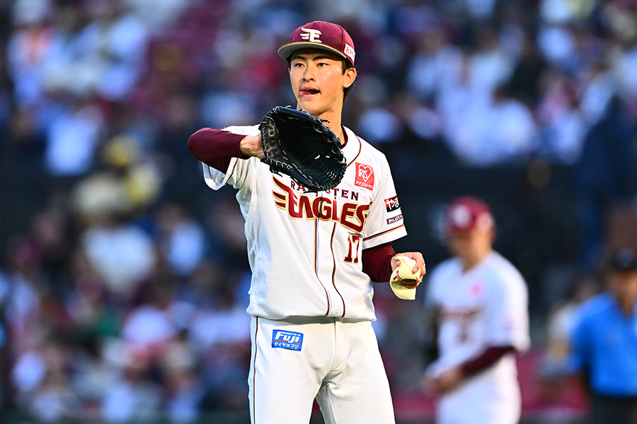 楽天・古謝樹【写真：古川剛伊】