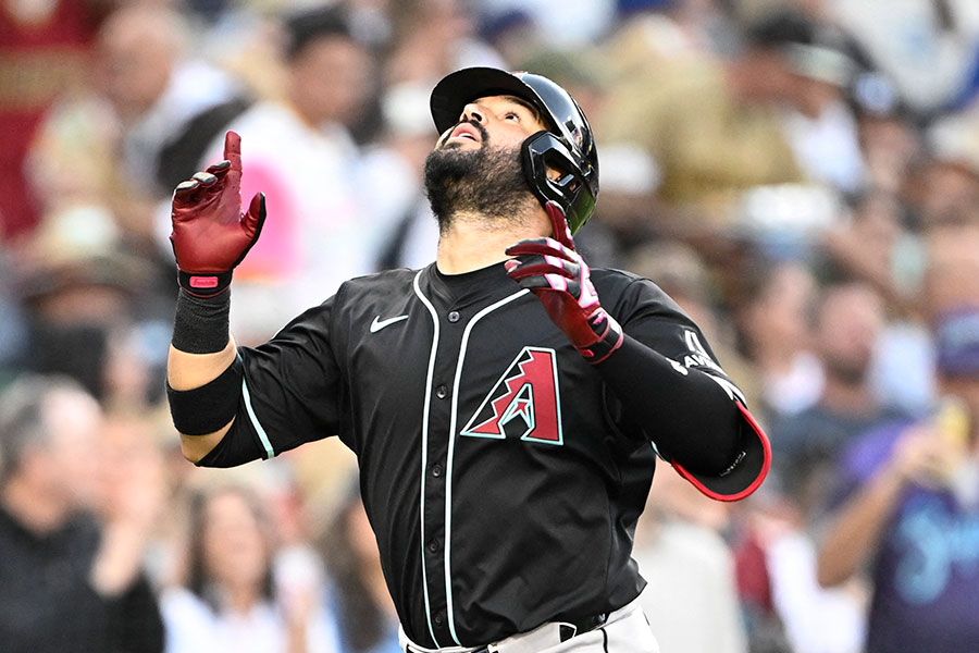 Dバックスのエウヘニオ・スアレス【写真：ロイター】