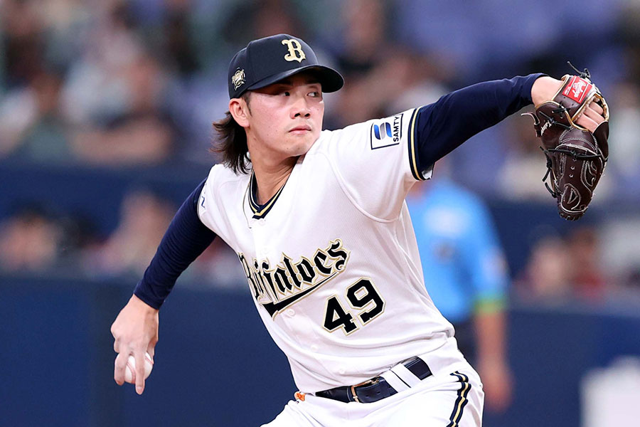 オリックス・片山楽生【写真：栗木一考】