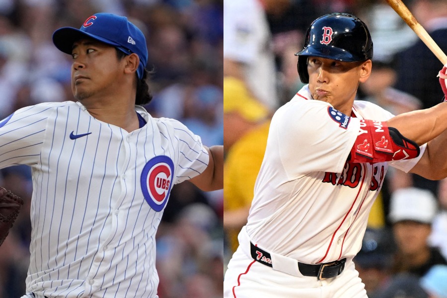 カブス・今永昇太（左）とRソックス・吉田正尚【写真：ロイター】