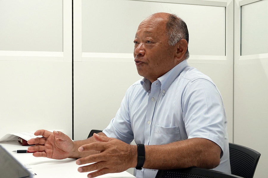 愛知県高野連理事長・鶴田賀宣氏【写真：編集部】