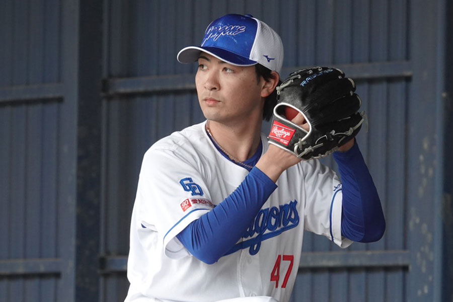 中日・吉田聖弥【写真：木村竜也】