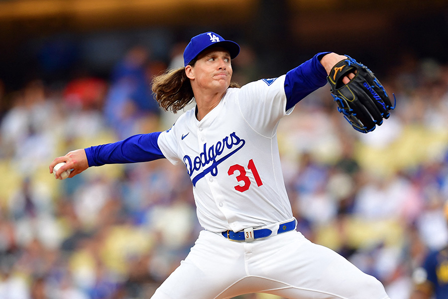 ドジャースのタイラー・グラスノー【写真:ロイター】
