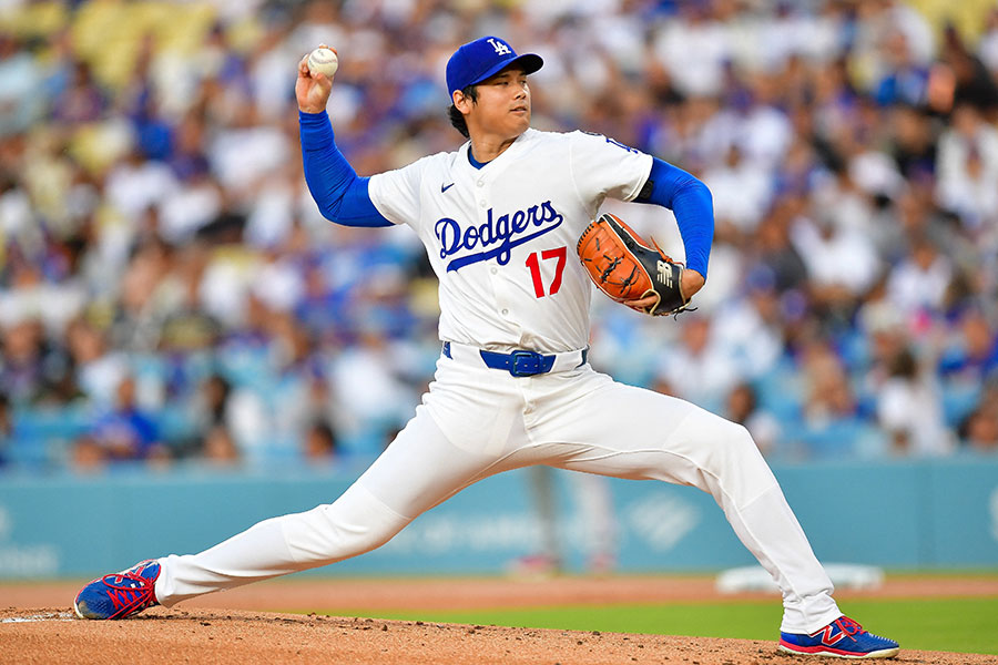 ツインズ戦に先発したドジャース・大谷翔平【写真：ロイター】