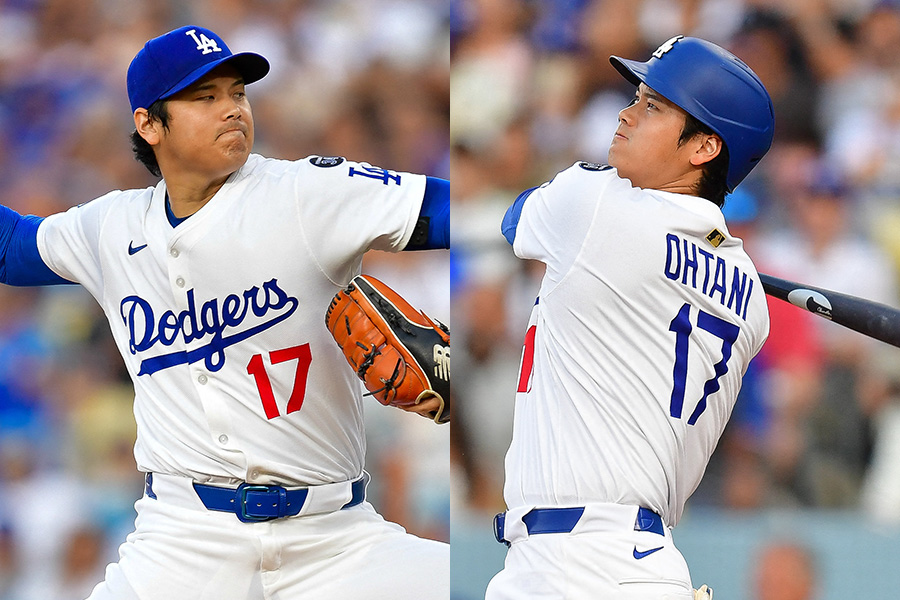 ツインズ戦に出場したドジャース・大谷翔平【写真：ロイター】