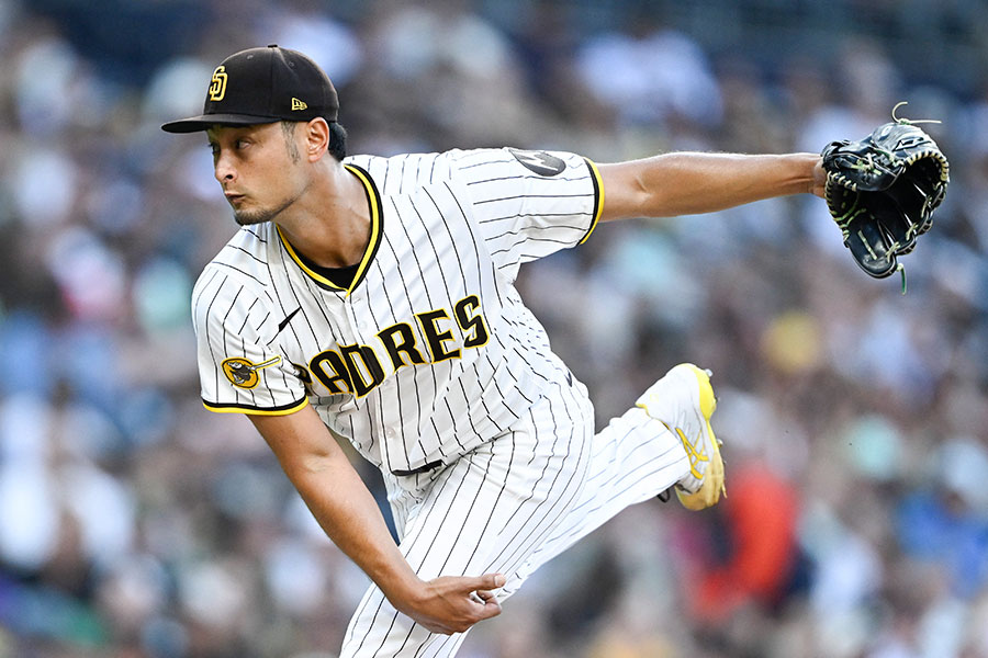 ダイヤモンドバックス戦で復帰登板となったダルビッシュ有【写真：ロイター】